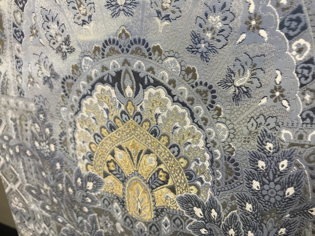 西陣【服部織物】手織プラチナ本金箔袋帯 | 久留米の呉服専門店